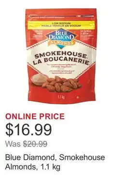 Costco Blue Diamond, Smokehouse Almonds, 1.1 kg offer