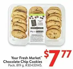 Walmart Your Fresh Market Chocolate Chip Cookies offer