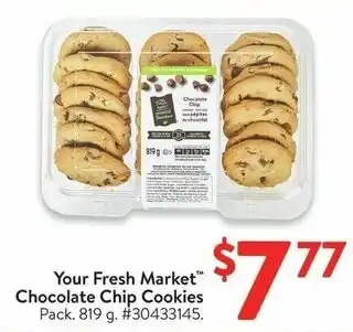 Walmart Your Fresh Market Chocolate Chip Cookies offer