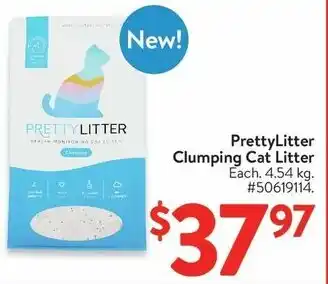 Walmart PrettyLitter Clumping Cat Litter offer