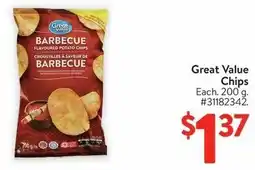 Walmart Great Value Chips offer