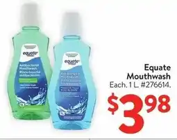 Walmart Equate Mouthwash offer