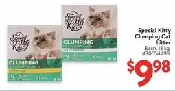 Walmart Special Kitty Clumping Cat  Litter offer