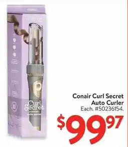 Walmart Conair Curl Secret Auto Curler offer