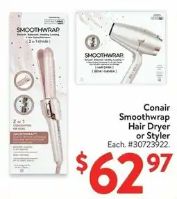 Walmart Conair Smoothwrap Hair Dryer or Styler offer