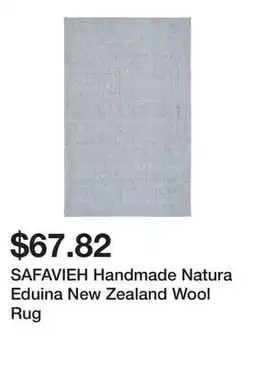 Bed Bath & Beyond SAFAVIEH Handmade Natura Eduina New Zealand Wool Rug offer