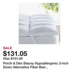 Bed Bath & Beyond Porch & Den Stacey Hypoallergenic 2-inch Down Alternative Fiber Bed Topper offer