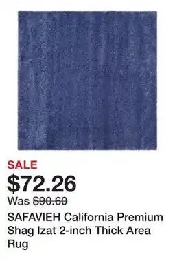 Bed Bath & Beyond SAFAVIEH California Premium Shag Izat 2-inch Thick Area Rug offer