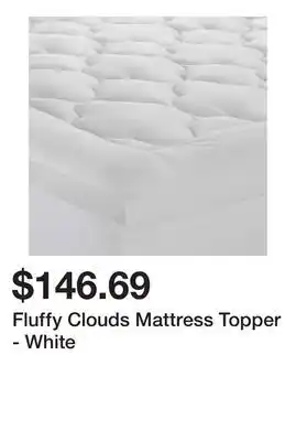 Bed Bath & Beyond Fluffy Clouds Mattress Topper - White offer