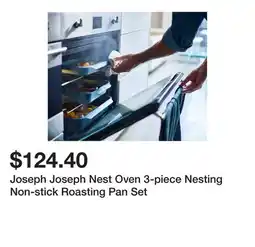 Bed Bath & Beyond Joseph Joseph Nest Oven 3-piece Nesting Non-stick Roasting Pan Set offer