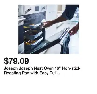 Bed Bath & Beyond Joseph Joseph Nest Oven 16 Non-stick Roasting Pan with Easy Pull Handles offer