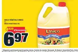 Super C HUILE VÉGÉTALE UNICO | UNICO VEGETABLE OIL offer