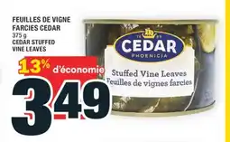 Super C FEUILLES DE VIGNE FARCIES CEDAR | CEDAR STUFFED VINE LEAVES offer