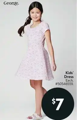 Walmart George Kids' Dress offer