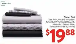 Walmart Sheet Set offer