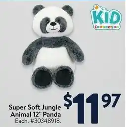 Walmart Super Soft Jungle Animal 12" Panda offer