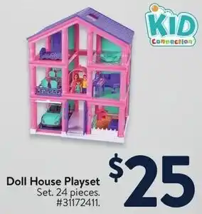 Walmart Doll House Playset offer