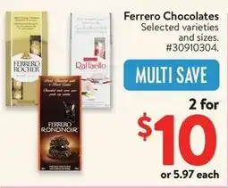 Walmart Ferrero Chocolates offer