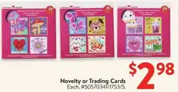 Walmart Novelty or Trading Cards offer