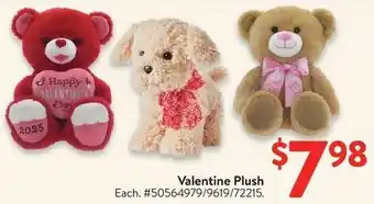 Walmart Valentine Plush offer