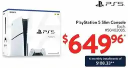 Walmart PlayStation 5 Slim Console offer