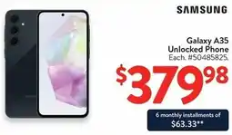 Walmart SAMSUNG Galaxy A35 Unlocked Phone offer