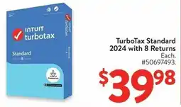 Walmart TurboTax Standard 2024 with 8 Returns offer