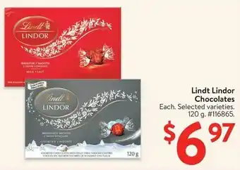 Walmart Lindt Lindor Chocolates offer