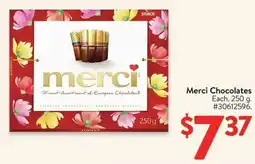 Walmart Merci Chocolates offer