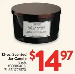 Walmart 12-oz. Scented Jar Candle offer