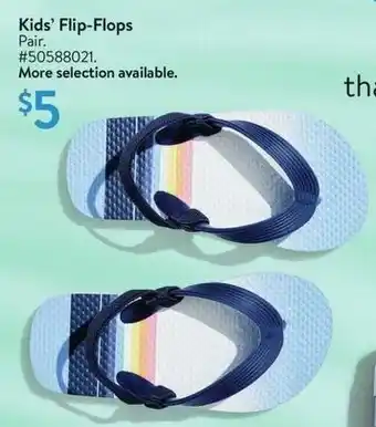 Walmart Kids' Flip-Flops offer