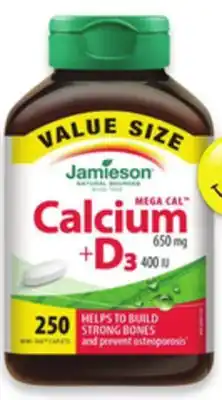 Walmart Jamieson Calcium 250s offer