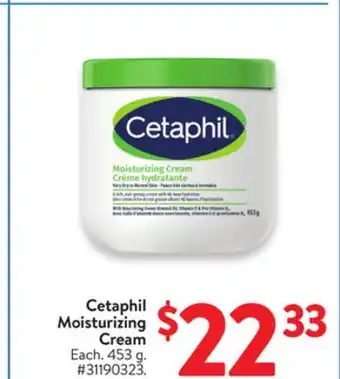 Walmart Cetaphil Moisturizing Cream offer