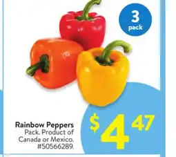 Walmart Rainbow Peppers offer