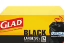 Walmart Glad Black Garbage Bags offer