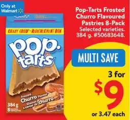 Walmart Pop-Tarts Frosted Churro Flavored Pastries 8-Pack offer