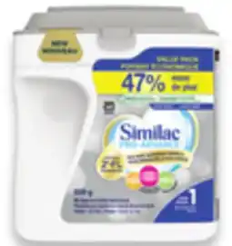 Walmart Similac Pro-Advance 859 g or Total Comfort 837 g Baby Powder Formula offer