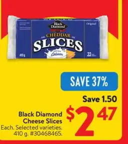 Walmart Black Diamond Cheese Slices offer