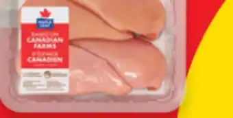 Walmart Maple Leaf Fresh Air-Chilled Boneless Skinless Chicken Breasts 4-Pack offer