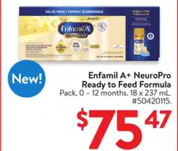 Walmart Enfamil A+ Neuro Pro Ready to Feed Formula offer