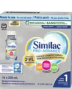 Walmart Similac Pro Advance Step 1 Ready to Feed Bottles offer