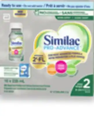 Walmart Similac Pro-Advance Step 2 Ready-to-Feed Bottles offer