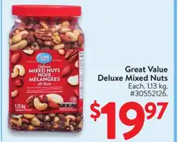 Walmart Great Value Deluxe Mixed Nuts offer