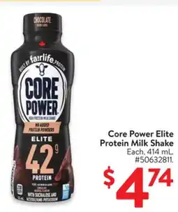 Walmart Core Power Elite Protein Milk Shake offer