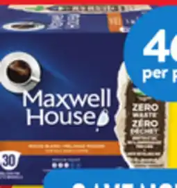 Walmart Maxwell House K-Cups 30s offer