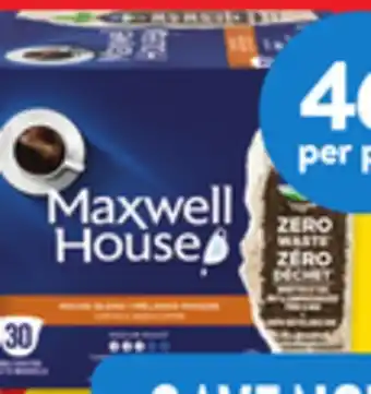 Walmart Maxwell House K-Cups 30s offer