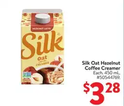 Walmart Silk Oat Hazelnut Coffee Creamer offer