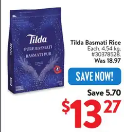 Walmart Tilda Basmati Rice offer