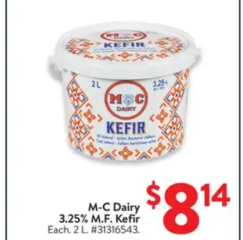 Walmart M-C Dairy 3.25% M.F. Kefir offer