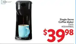 Walmart Single-Serve Coffee maker offer